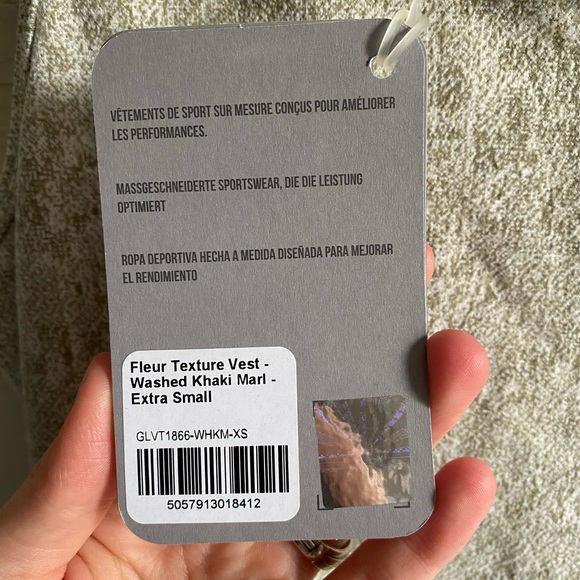 NWT-Gymshark Fleur Texture Vest - Picture 2 of 4